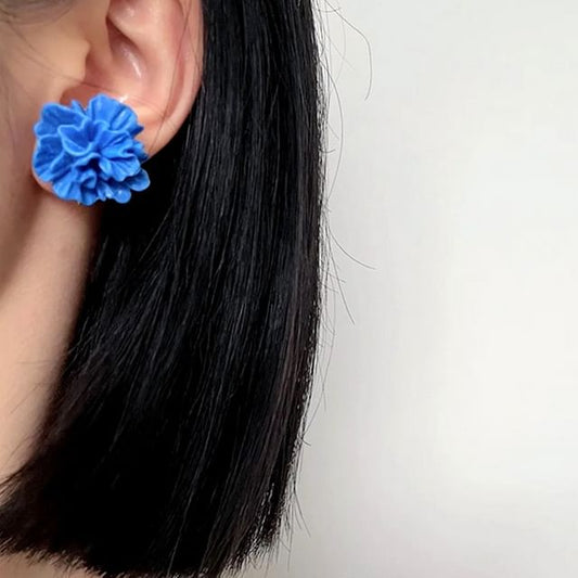 Floral Alloy Stud Earring / Ear Cuff