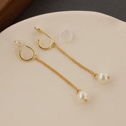 Faux Pearl Dangle Earring / Ear Cuff (Various Designs)