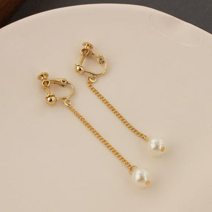 Faux Pearl Dangle Earring / Ear Cuff (Various Designs)