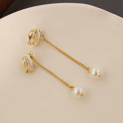 Faux Pearl Dangle Earring / Ear Cuff (Various Designs)