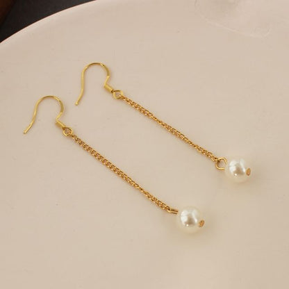 Faux Pearl Dangle Earring / Ear Cuff (Various Designs)