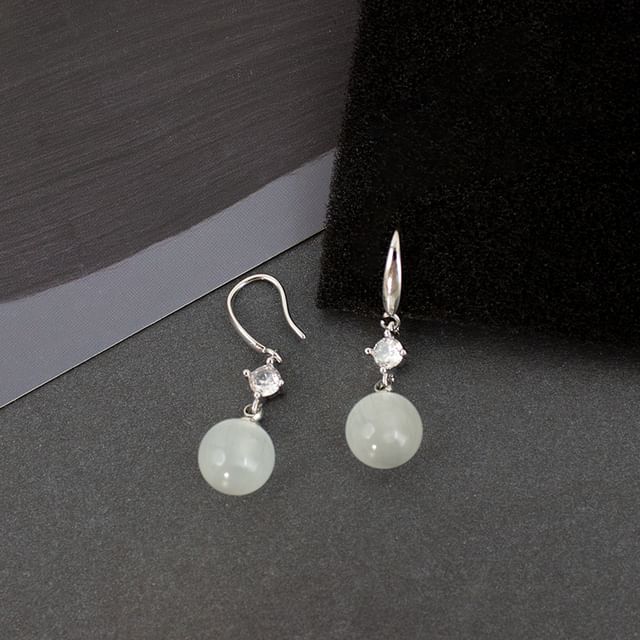 Faux Cat Eye Stone Alloy Dangle Earring / Ear Cuff (Various Designs)