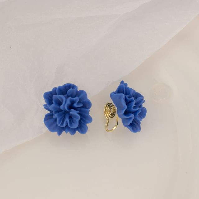 Floral Alloy Stud Earring / Ear Cuff