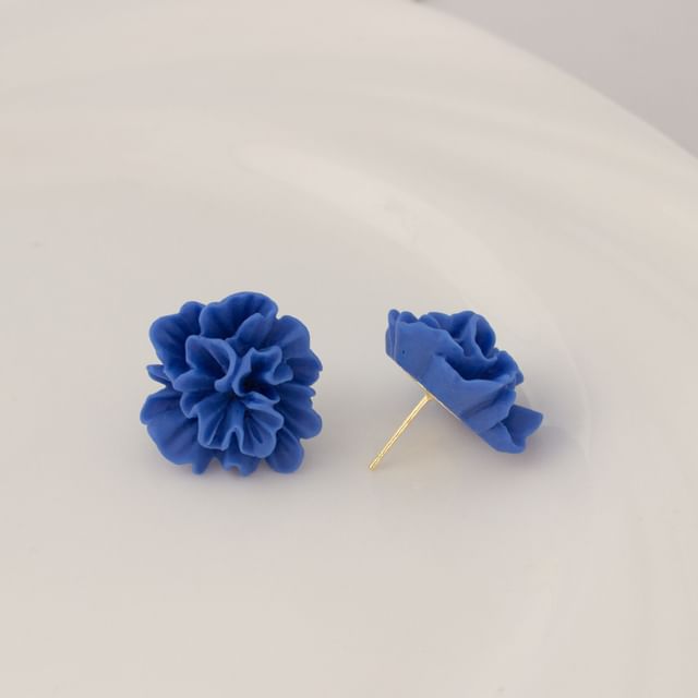 Floral Alloy Stud Earring / Ear Cuff