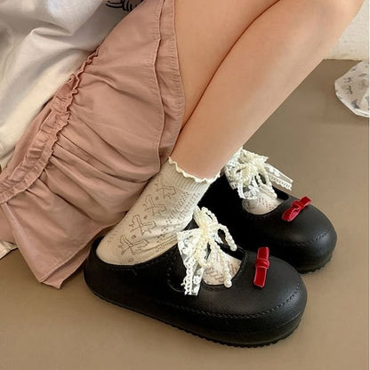 Faux Leather Beaded Sandals