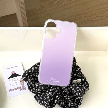 Gradient Magnetic (Compatible with MagSafe) Phone Case with Cartoon Stand