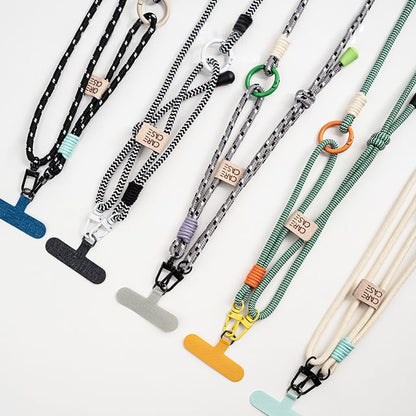 Set:  Phone Lanyard + Strap + Lanyard Pad (Various Designs)