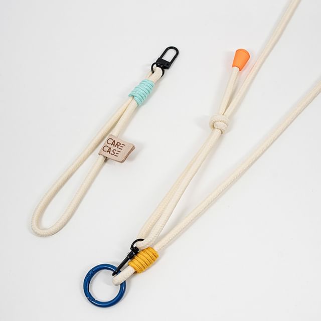 Set:  Phone Lanyard + Strap + Lanyard Pad (Various Designs)