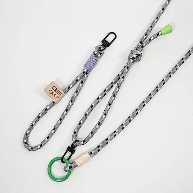 Set:  Phone Lanyard + Strap + Lanyard Pad (Various Designs)