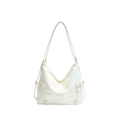 Bow Star Buckled Faux Leather Crossbody Bag