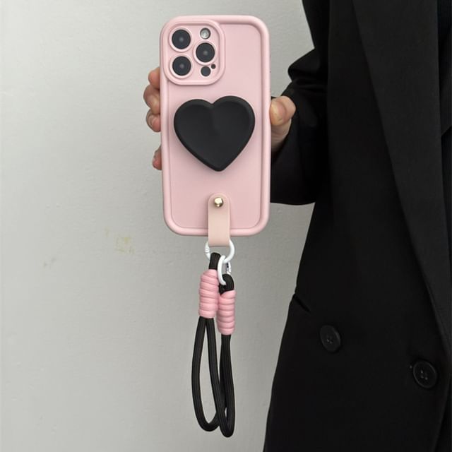 Heart Phone Case with Strap