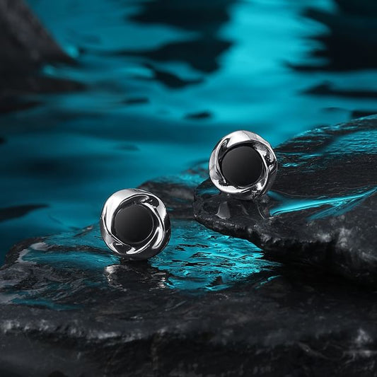 Twisted Alloy Stud Earrings