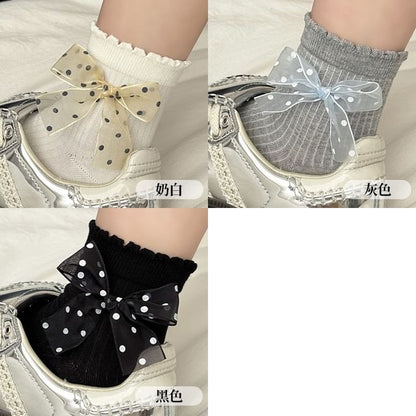Socks Ribbon Ankle Set