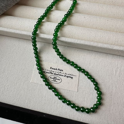 Faux Gemstone Bead Choker (Various Designs)