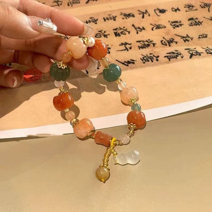 Faux Gemstone Alloy Bracelet (Various Designs)