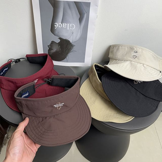 Embroidered Quick Dry Sun Visor