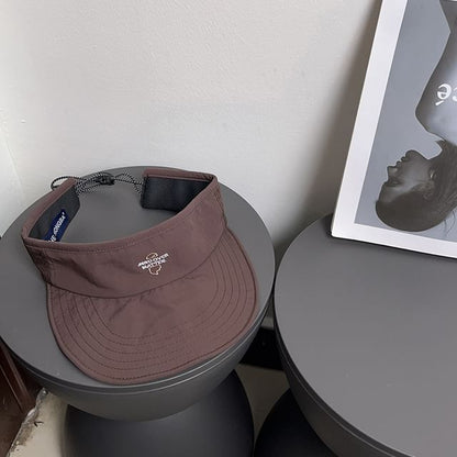 Embroidered Quick Dry Sun Visor