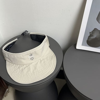 Embroidered Quick Dry Sun Visor