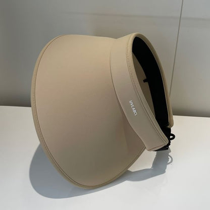 Lettering Wide Brim Sun Hat