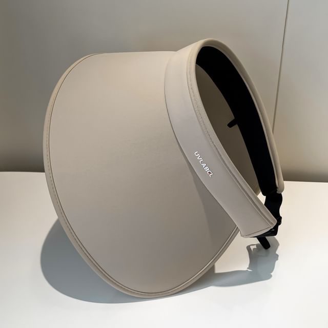 Lettering Wide Brim Sun Hat