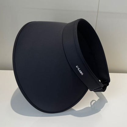 Lettering Wide Brim Sun Hat