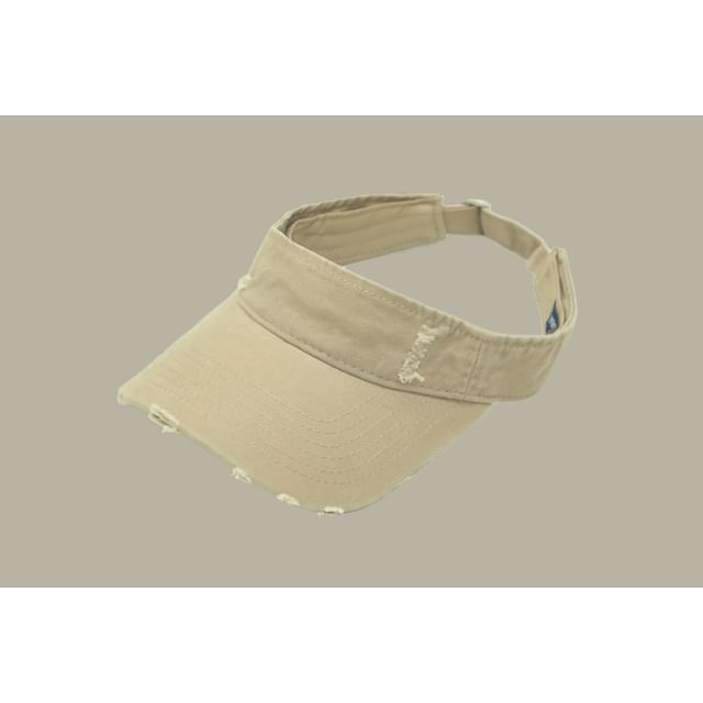 Distressed Plain Sun Visor