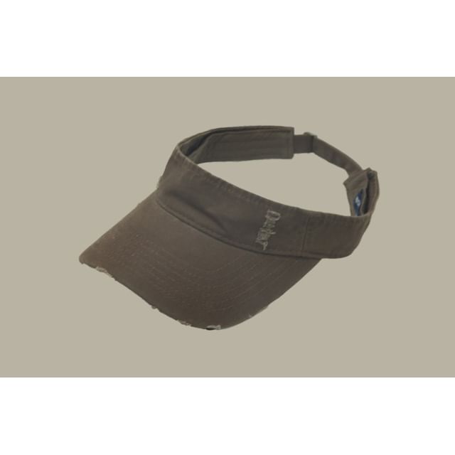Distressed Plain Sun Visor