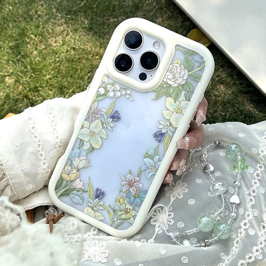 Floral Transparent Phone Case