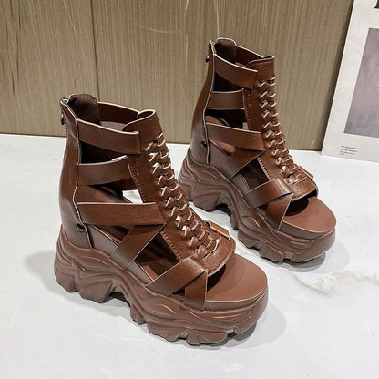 Strappy Platform Sandals