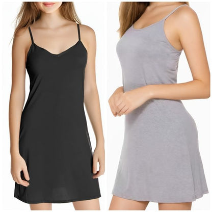 Spaghetti Strap Plain Mini Bodycon Dress