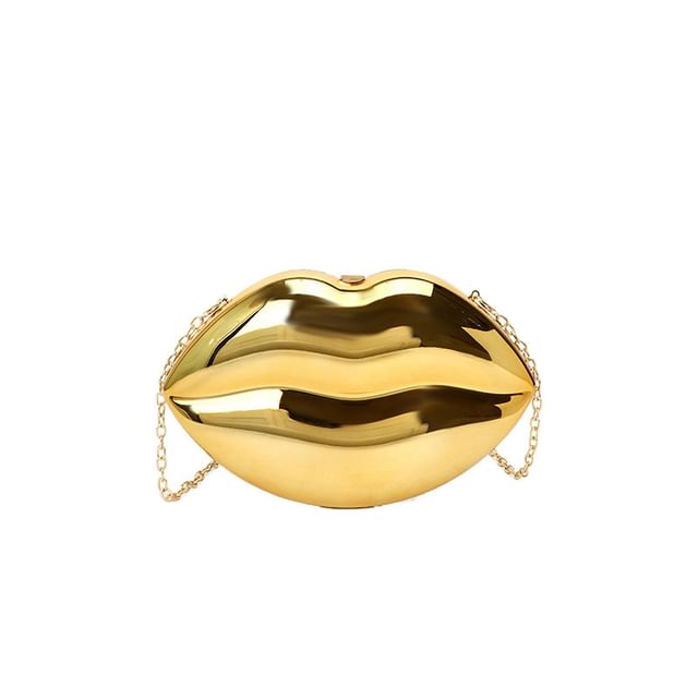 Chain Strap Lips Crossbody Bag