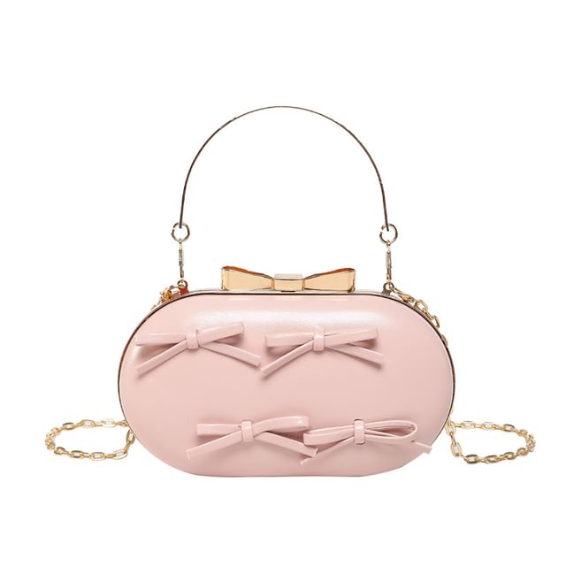 Bow Chain Strap Crossbody Bag