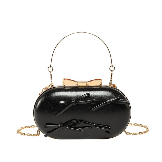 Bow Chain Strap Crossbody Bag