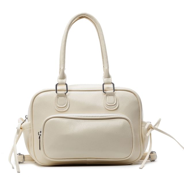 Multi-Way Faux Leather Multi-Pocket Backpack