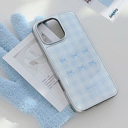 Bow Plaid Phone Case