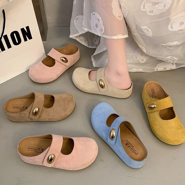 Jane Mary Round Shoes Toe