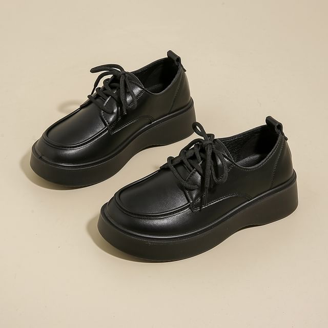 Platform Lace Up Shoes