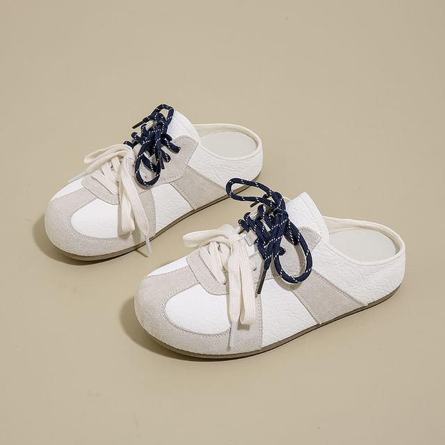 Panel Sneaker Mules