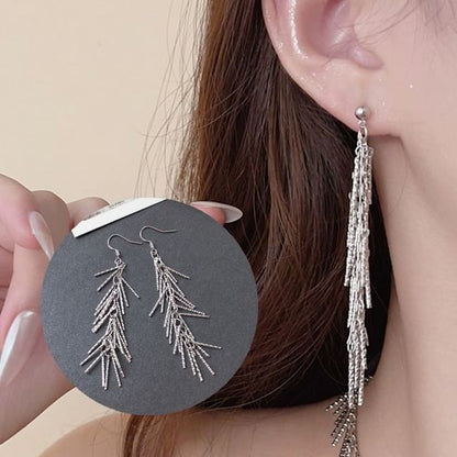 Fringed Drop Earring / Clip-On Earring