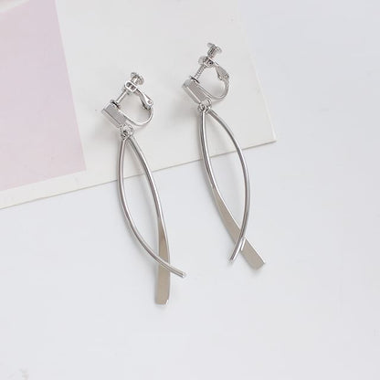 Bar Dangle Earring / Clip-On Earring