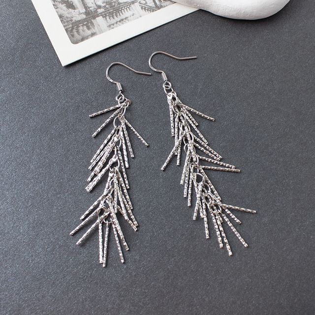 Fringed Drop Earring / Clip-On Earring
