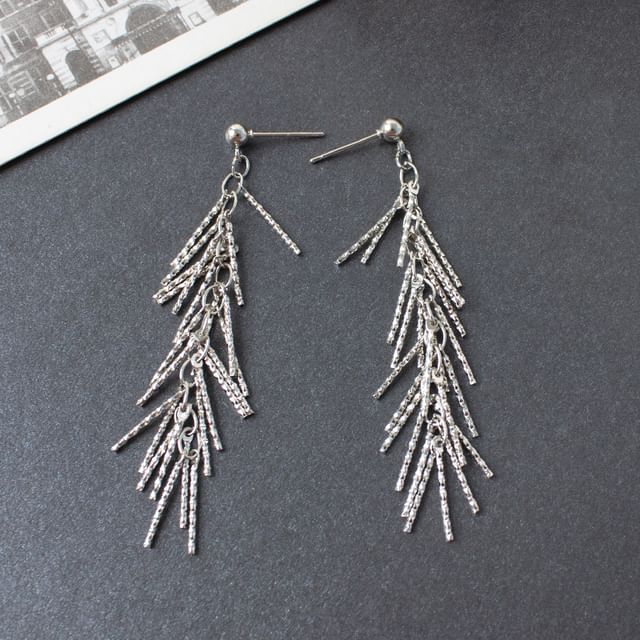 Fringed Drop Earring / Clip-On Earring
