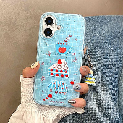 Strawberry Cake Plaid Phone Case