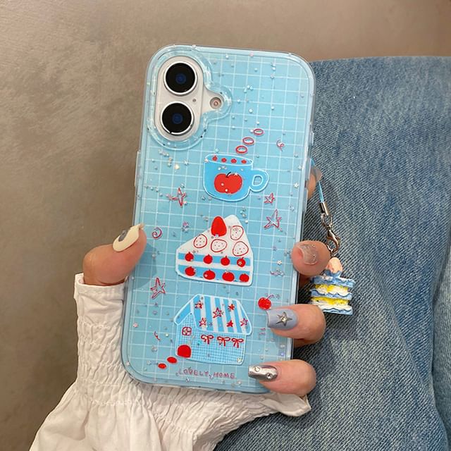 Strawberry Cake Plaid Phone Case