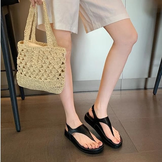 Thong Slingback Sandals