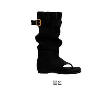 Thong Buckled Sandals