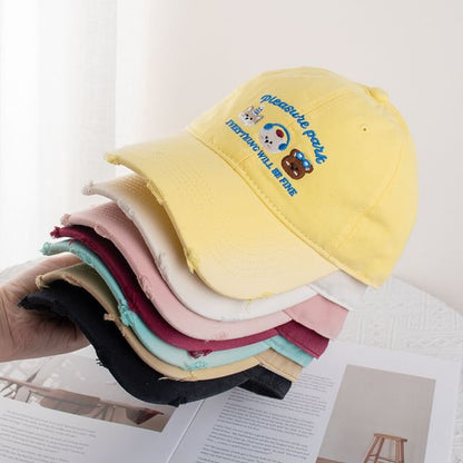 Cartoon Embroidered Baseball Cap
