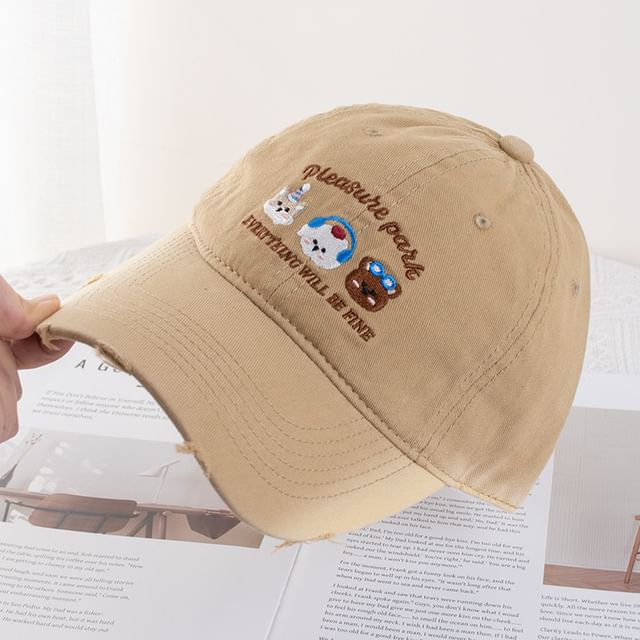 Cartoon Embroidered Baseball Cap
