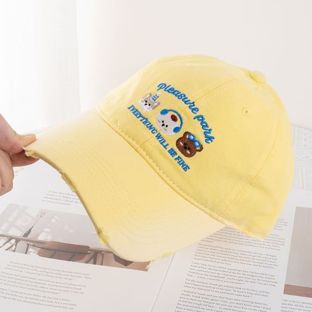 Cartoon Embroidered Baseball Cap