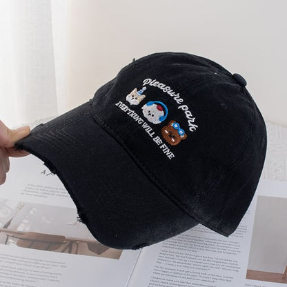 Cartoon Embroidered Baseball Cap